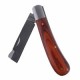 COLTELLO INNESTO MANICO LEGNO