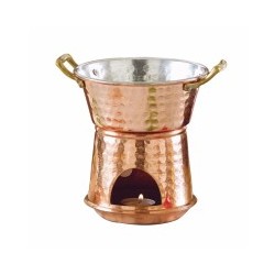 FORNELLINO BAGNA CAUDA RAME STAGNATO