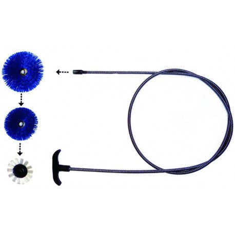 KIT SPAZZACAMINO P/TUBI STUFA