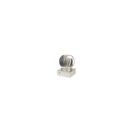 CAMINO EOLICO TURBINA INOX QUADRO