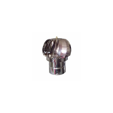 CAMINO EOLICO TURBINA INOX TONDO